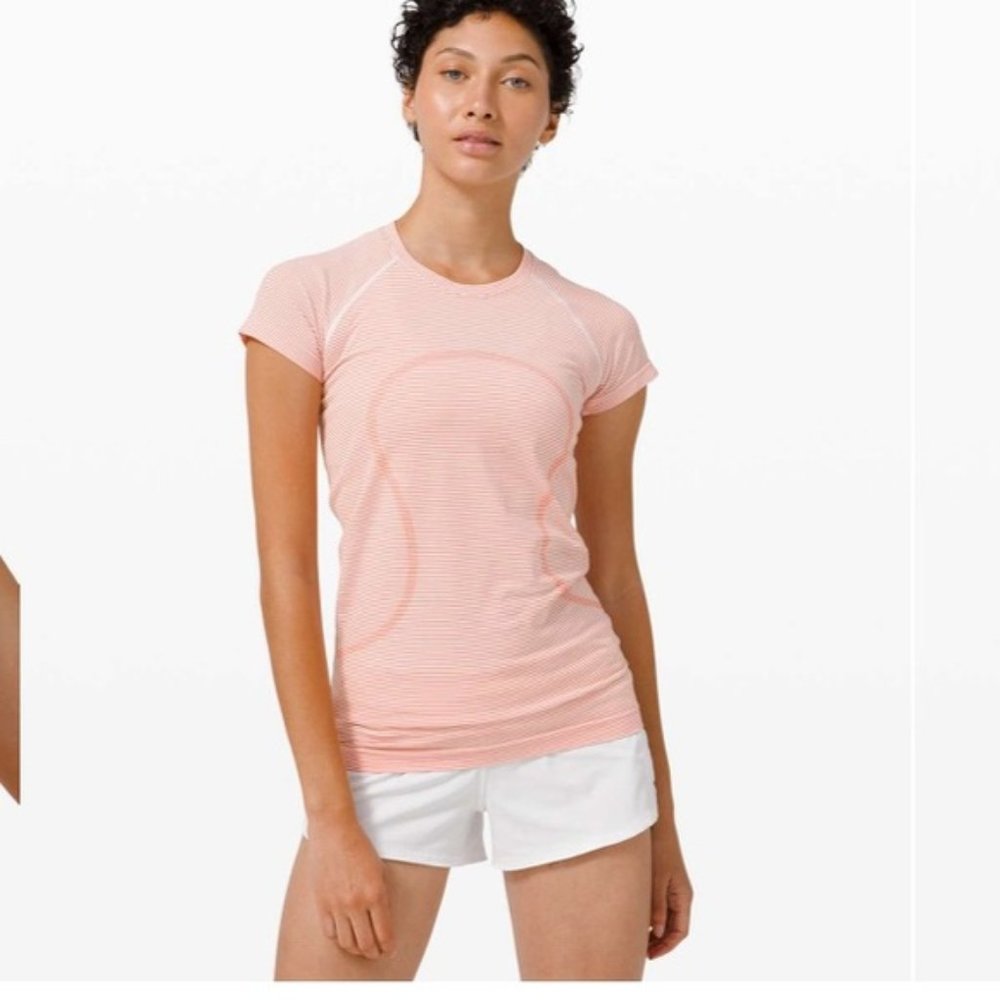 lululemon athletica Pink Short Sleeve Tee
